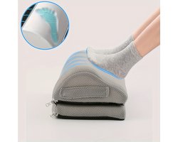 Dutchers® Ergonomisch Voetensteun - Voetkussen - Stoelkussen - Voetenbank - Anti-Slip - Bureau Accessoires - Rugpijn - Zithouding