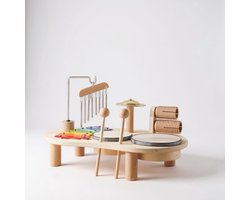 Dutchers® Montessori Muziektafel – Educatief Houten Speelgoed vanaf 18 maanden – Muzikale Activiteitentafel met Instrumenten - Speelgoedtafel - Muziekspeelgoed Tafel voor Kinderen – Speeltafel voor Peuters – Creatieve Kindertafel Cadeau