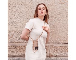 Dutchies Telefoonkoord - Telefoonketting | Beige | Italian