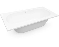 DutchLine - Drop RD - Inbouw Bad - Glans Wit - 1800x800x450