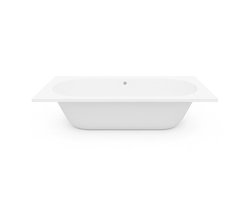DutchLine - Drop RD - Inbouw Bad - Mat Wit - 1800x800x450