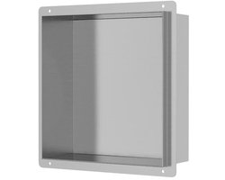 DutchLine - Inbouw Nis - Betegelbaar - 300x300x70 – RVS