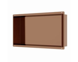 DutchLine - Inbouw Nis - Betegelbaar - 300x600x70 – Geborsteld koper