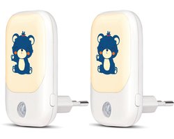Dutsi Premium Nachtlampjes met bewegingssensor - Voor kinderen en baby's - Stopcontact - 2-pack