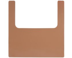 Dutsi - Siliconen Placemat voor IKEA Kinderstoel - Kaneelbruin - BPA-Vrij - Hygiënisch en Duurzaam - Antilop