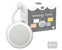 Dutsi – White Noise Machine – Snoozy Luna – Cloud White - Is een witte ruis machine speciaal voor baby's - In een compact en elegant design