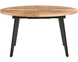 DUTTON - Uitschuifbare eettafel - Bruin - MDF