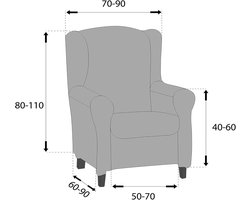 Duurzame Beschermhoes voor Grote Tuinstoel of Oorfauteuil - Universele Pasvorm