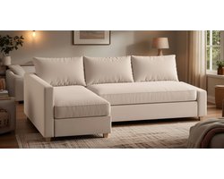 Duurzame IKEA Friheten Hoes voor Hoekbank & Slaapbank – Beschermhoes Polyester Beige (Rechter Lange Zijde, 35 x 12 x 42 cm)