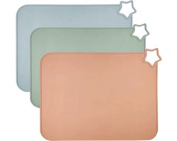 Duurzame Siliconen Eetmat – Antislip & Hittebestendig voor Baby’s en Kinderen – Perfect voor Thuis en Onderweg