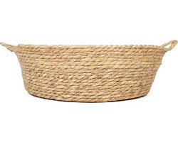 Duvoplus - Kat - Laguna Zeegras Kattenmand & Kussen S - 39x39x13cm Beige/wit - 162286