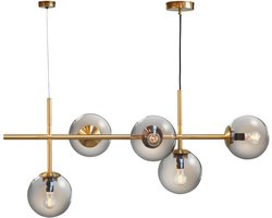 Dyberg Larsen Hanglamp Como 93 X 39 Cm E14 Glas 25w Goud