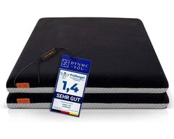 DYNMC you Zitkussen Tuinstoel 2 Stuks | Stoelkussens Eetkamer 40 cm | OEKO-TEX | Middelhard Zitkussen Orthopedisch met Traagschuim | Wasbaar Stoelkussen Buiten & Binnen | Tuinkussens, Stoel Kussen