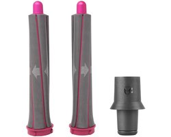 Dyson Airwrap en Supersonic Lange Opzetstukken (2 Stuks + Adapter, Plus.Parts® alternatief voor 970289-01 / 970289-02)