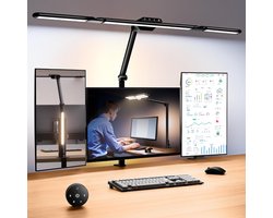 DYVNS® Daglicht Bureaulamp - Tafellamp - Daglichtlamp - Lichttherapie - Dimbaar - 4 Kleuren - Met Klem