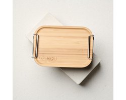 Dzukou Jim Corbett RVS Lunchbox met Vakjes – 800ml Bento Box voor Volwassenen – Duurzaam & Lekvrij