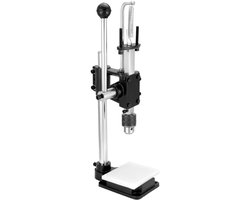 E-Ambar - Lederen embossing- en ponsmachine met boorkop, nylon beschermplaat voor perforator, stikbeitel, embossingstempel.