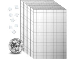 E-Ambar - Set van 1500 Zelfklevende Mozaïektegels voor Ambachtelijke Decoratie - Glas Spiegels - Disco Sticker - 10x10mm