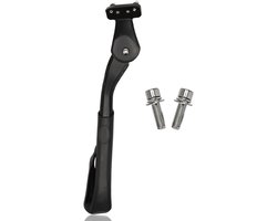 E-Bike & Fatbike – Verstelbare Achtervork Zijstandaard 16-24 Inch | Extra Grote Voet | Geschikt voor Elektrische Fietsen, Mountainbikes & Fatbikes (18-40 mm)