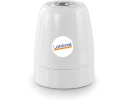 E27 Lampfitting Porselein - Wandlamp of Plafondlamp Fitting Wit of Zwart