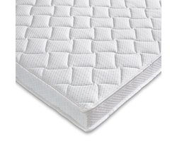 Easy Bedden® Topdekmatras XXL - Topper 200x200 - 12 cm dik - Silver Tencel hoes -HR Koudschuim Hybride - circa 12cm dik - Orthopedisch