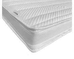 Easy Bedden® Topdekmatras XXL - Topper 90x200 - 12 cm dik - Silver Tencel hoes -HR Koudschuim Hybride - circa 12cm dik - Orthopedisch