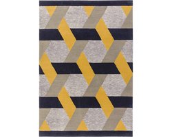Easy Living - Camden-Rug-gold Vloerkleed - 200x300  - Rechthoek - Laagpolig Tapijt - Modern - Meerkleurig