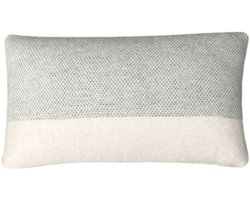 Easy nature wool cushion grey rectangle