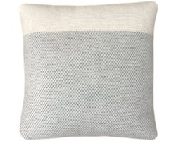Easy nature wool cushion grey square