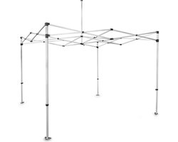 EASY-UP ALUMINIUM TENT FRAME - 3x4,5 - EXTRA STERK ZESHOEKIG PROFIEL - EVEREST - IN EEN TROLLEY TAS