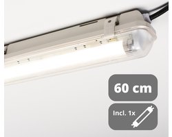 EasyFix LED TL Verlichting set 60 cm - Compleet armatuur met LED buis - 4000K - IP65