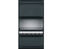 Eaton installatiekast leeg 55, zwart, (hxbxd) 220x110x79mm, DIN-rail