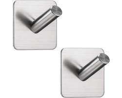 EAVY Handdoekhaakjes Zelfklevend - Set van 2 Handdoek Haakjes - Wandhaak - Handdoekhouder