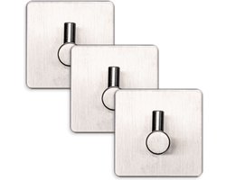 EAVY Handdoekhaakjes Zelfklevend - Set van 3 Handdoek Haakjes - Wandhaak - Handdoekhouder