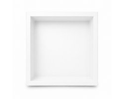 EAVY - Inbouwnis Badkamer Wit - 30×30×10 cm - RVS