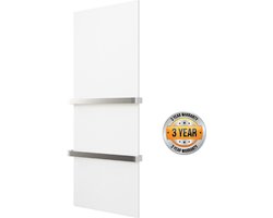 Ecaros Handdoek Droger Dual-Zone 120°C / 70°C | 660 Watt | Metaal | 60 x 150 cm 2 witte beugels