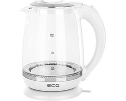 ECG RK 2020 White Glass - Waterkoker - 2,0 l - 2200 W