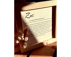 ECHO - ZUS Diploma - cadeau voor zus - handgemaakt