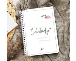 Echoboekje - Echo bewaarboekje - Echoboek voor zwangerschapsecho's - Echo boekje - Boekje voor echo's - Echo fotoboek - Echo invulboekje - Mijn echo's - Dagboekje zwangerschap - Echoboekje zwangerschap - Zebrapaardje
