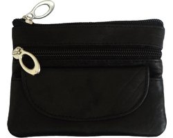 Echt Leren Sleuteletui Zwart