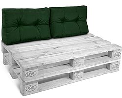 Eco Style Pallet Cushion Set - Dark Green Back Cushions for Pallet Sofa