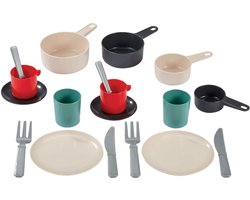 Ecoiffier 100% Chef Servies en Bestek in Pan - 19dlg.