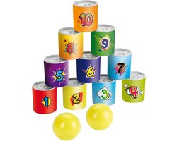 écoiffier Werpspel Blikken Gooien 12-delig