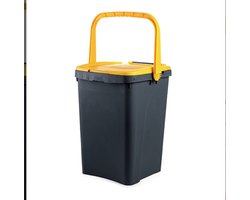 Ecoplus 50 liter afvalemmer geel - afvalscheidingsbak - sorteerbak - afvalbak
