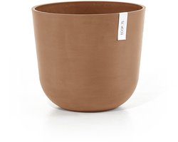 Ecopots Oslo 35 - Terra - Ø35 x H30,5 cm - Ronde terrakleurige bloempot