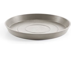 Ecopots Saucer Round - Taupe - Ø36,5 x H3,5 cm - Ronde taupe onderschotel met waterreservoir
