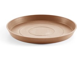 Ecopots Saucer Round - Terra - Ø50,5 x H3,5 cm - Ronde terrakleurige onderschotel met waterreservoir