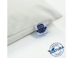 EcoStarPillow - Boekweitkussen (50 x 60 cm) - Kussen met een gezuiverde boekweit vulling - Hoofdkussen tegen nekklachten - Fris zomerkussen