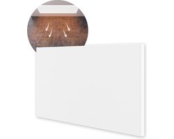Ecosun Infrarood Verwarmingspaneel - Plafond & Wand Montage - Verwarming voor Woonkamer of Badkamer - Wit - 89x59 cm - 400 Watt