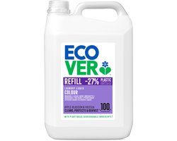 Ecover Wasmiddel Voordeelverpakking Color - Voor Gekleurde Was - 5L - 100 Wasbeurten - Vloeibaar - Appelbloesem & Freesia